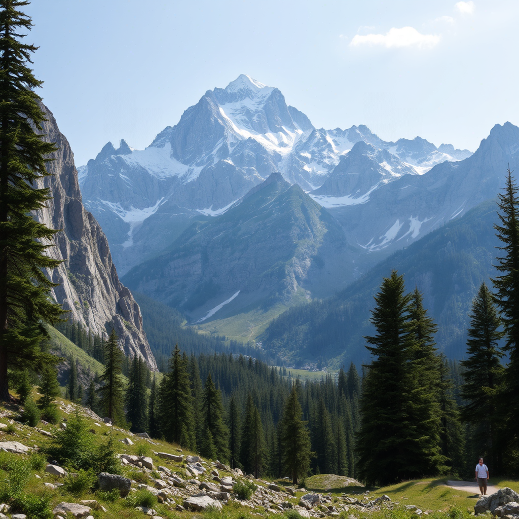 Watermarked demo mountain image